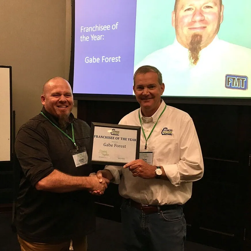 Gabe Forest received the Franchisee of the Year Award.